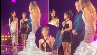 Filtran video en el que Thalía y Becky G discuten en pleno escenario