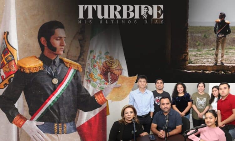 Estudiantes de la UAT producen cortometraje sobre Agustín de Iturbide