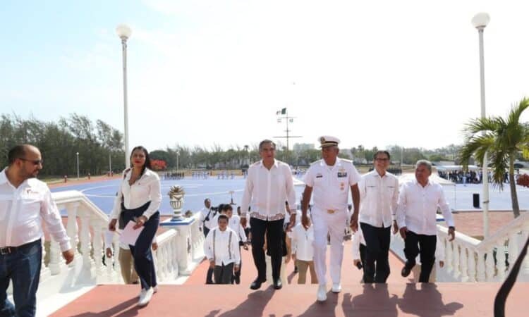 Reconoce Américo Villarreal respaldo de la Secretaría de Marina para la paz y el desarrollo de Tamaulipas