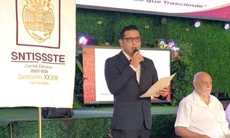 Rinde protesta el nuevo comité del SNTISSSTE Tamaulipas al frente de Raúl Ernesto Flores Prieto