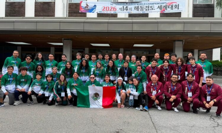 Ocho tamaulipecos hacen historia con México en Corea del Sur; conquistan el primer título mundial de Haidong Gumdo