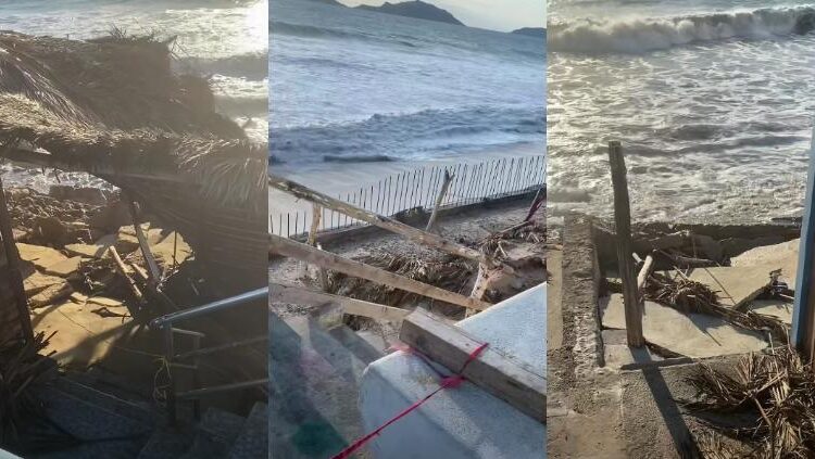 Desaparecieron restaurantes en Mazatlán; se los comió el mar
